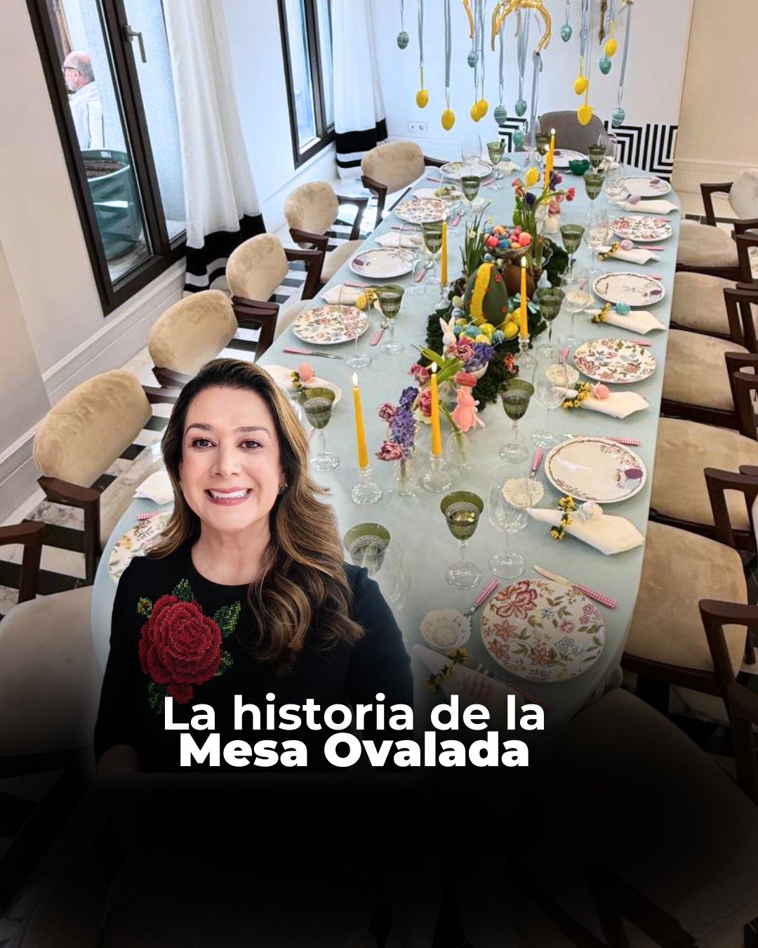 Mesa ovalada